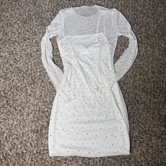✨ Thirty/Thirty White Pearl & Sparkle Dress (Size S) ✨ - Picture 1 of 4